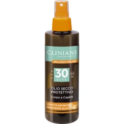 CLINIANS SUN OLIO SECCOPROT CORPO E CAPELLI SPF30