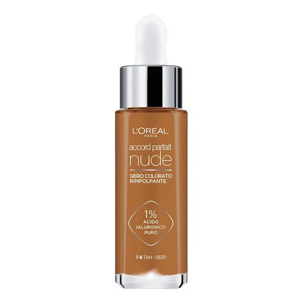 L'OREAL ACCORD PARFAIT NUDE SIERO COLORATO 7-8 TAN-DEEP